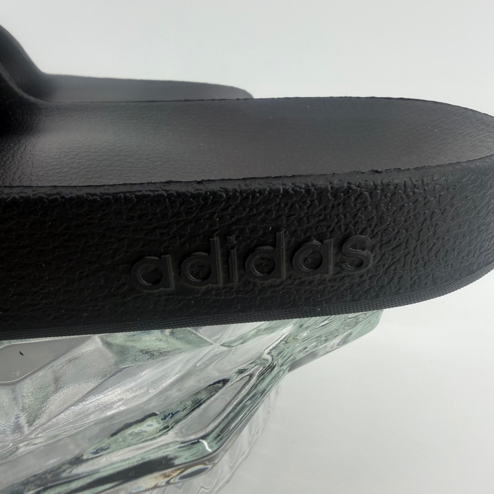 Adidas Adilette Aqua Slides Core Black Men 10 Women 11 F35550 New In Box - Picture 7 of 10